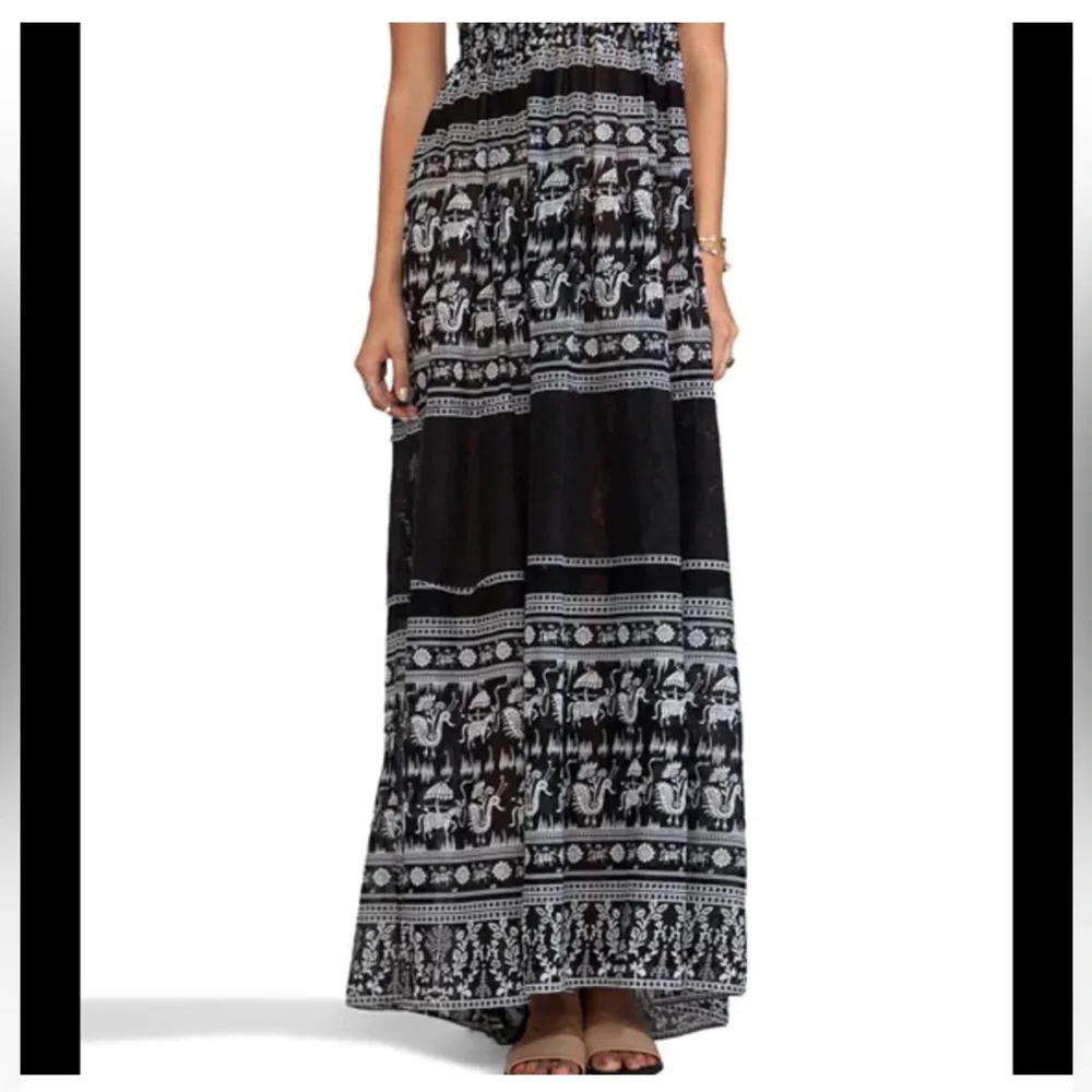 Free People Triangle Top Open Back Maxi Dress Size: M - Picture 2 of 12